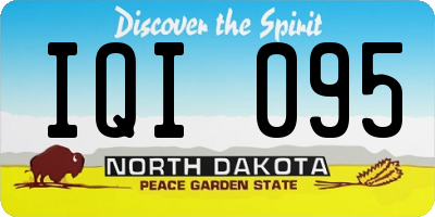 ND license plate IQI095
