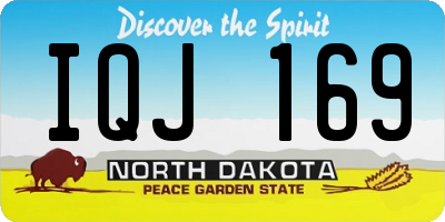 ND license plate IQJ169