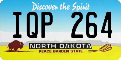 ND license plate IQP264