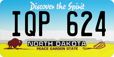 ND license plate IQP624