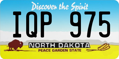 ND license plate IQP975