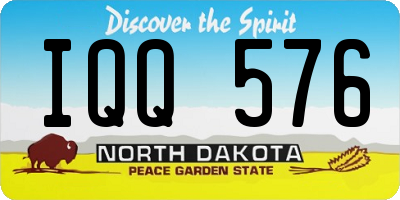 ND license plate IQQ576