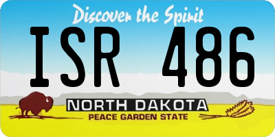 ND license plate ISR486