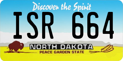 ND license plate ISR664