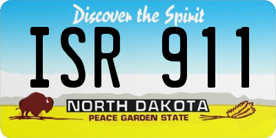 ND license plate ISR911