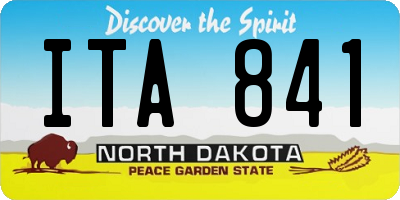 ND license plate ITA841