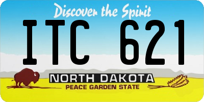 ND license plate ITC621