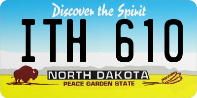 ND license plate ITH610