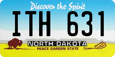 ND license plate ITH631