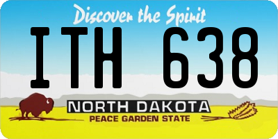 ND license plate ITH638