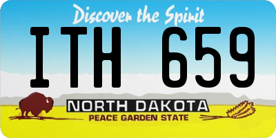 ND license plate ITH659