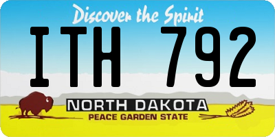 ND license plate ITH792