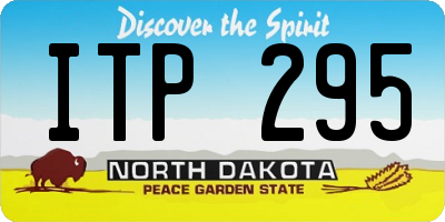 ND license plate ITP295