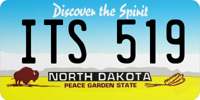 ND license plate ITS519