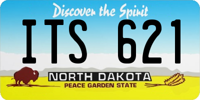 ND license plate ITS621