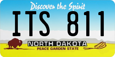 ND license plate ITS811