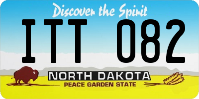 ND license plate ITT082