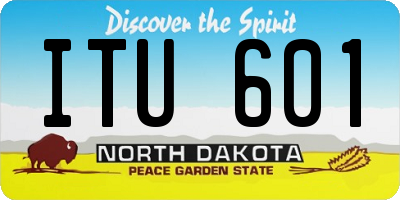 ND license plate ITU601