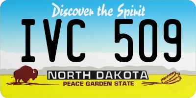 ND license plate IVC509