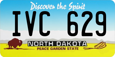 ND license plate IVC629