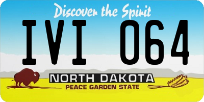 ND license plate IVI064