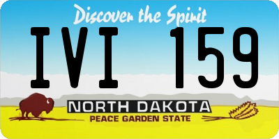 ND license plate IVI159