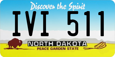ND license plate IVI511