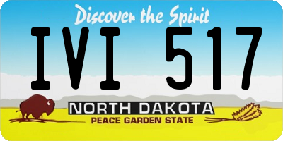 ND license plate IVI517