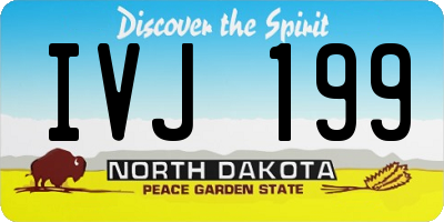 ND license plate IVJ199