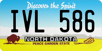 ND license plate IVL586