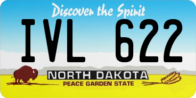 ND license plate IVL622