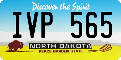 ND license plate IVP565