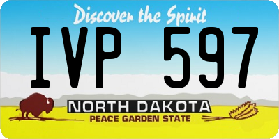 ND license plate IVP597