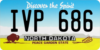 ND license plate IVP686