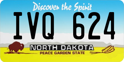 ND license plate IVQ624