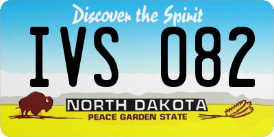 ND license plate IVS082