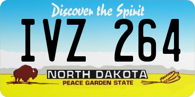 ND license plate IVZ264
