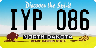 ND license plate IYP086
