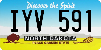 ND license plate IYV591