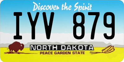 ND license plate IYV879
