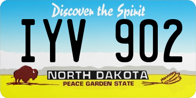 ND license plate IYV902