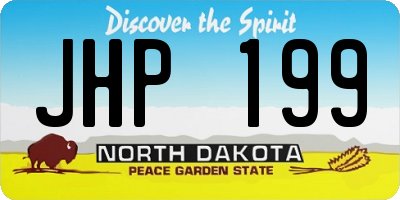 ND license plate JHP199