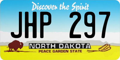 ND license plate JHP297