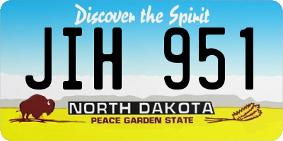 ND license plate JIH951