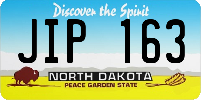 ND license plate JIP163