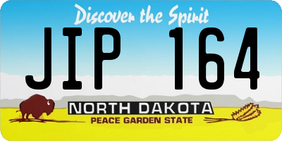 ND license plate JIP164