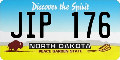 ND license plate JIP176