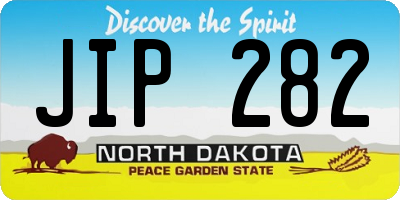 ND license plate JIP282