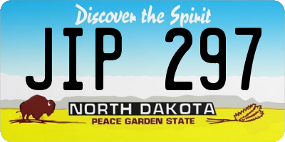 ND license plate JIP297