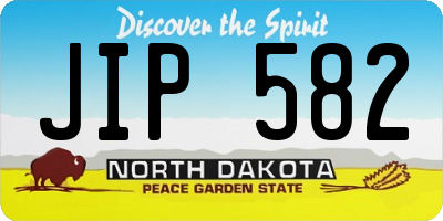 ND license plate JIP582